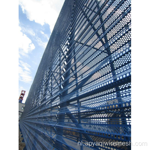 Windbreak hek muurstof onderdrukking winddicht hek